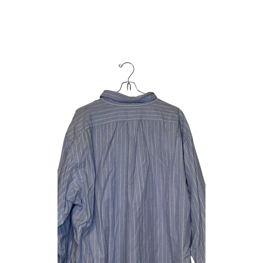 Polo Ralph Lauren Shirt Yarmouth‎ Striped Button Up Long Sleeve Pocket 17-32/33